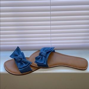 Denim Slides | Size 8 | Worn Once